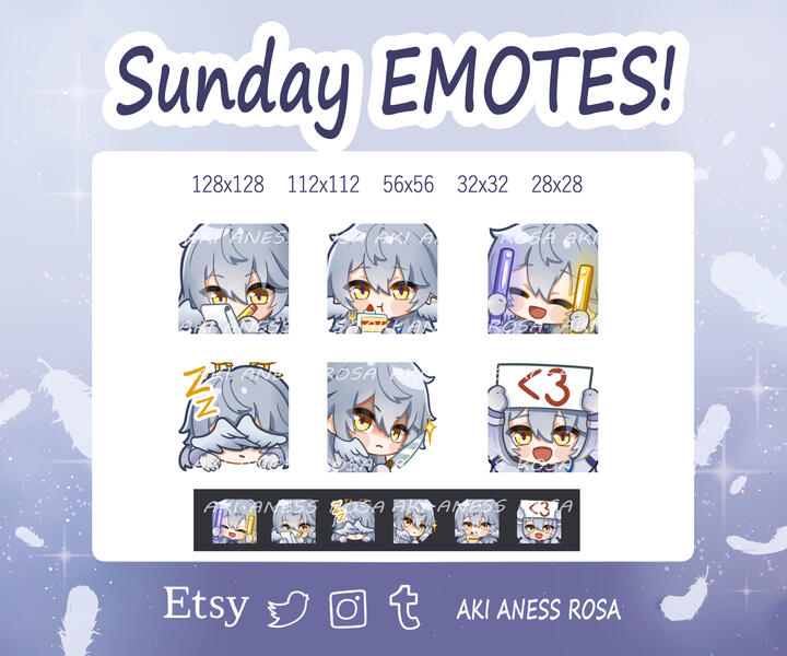 Sunday emotes